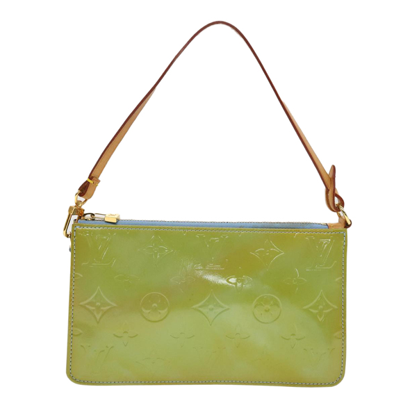 LOUIS VUITTON Monogram Vernis Lexington Pouch Baby Blue M91011 LV Auth 42544 - Picture 13 of 16